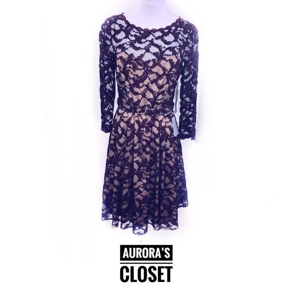Eliza J | Dresses | Eliza J 6 Dark Burgundy Lace Dress Fit Flare Long Sleeve Nude Lining Dress Nwt | Poshmark Eliza J | Dresses | Eliza J 6 Dark Burgundy Lace Dress Fit Flare Long Sleeve Nude Lining Dress Nwt | Poshmark